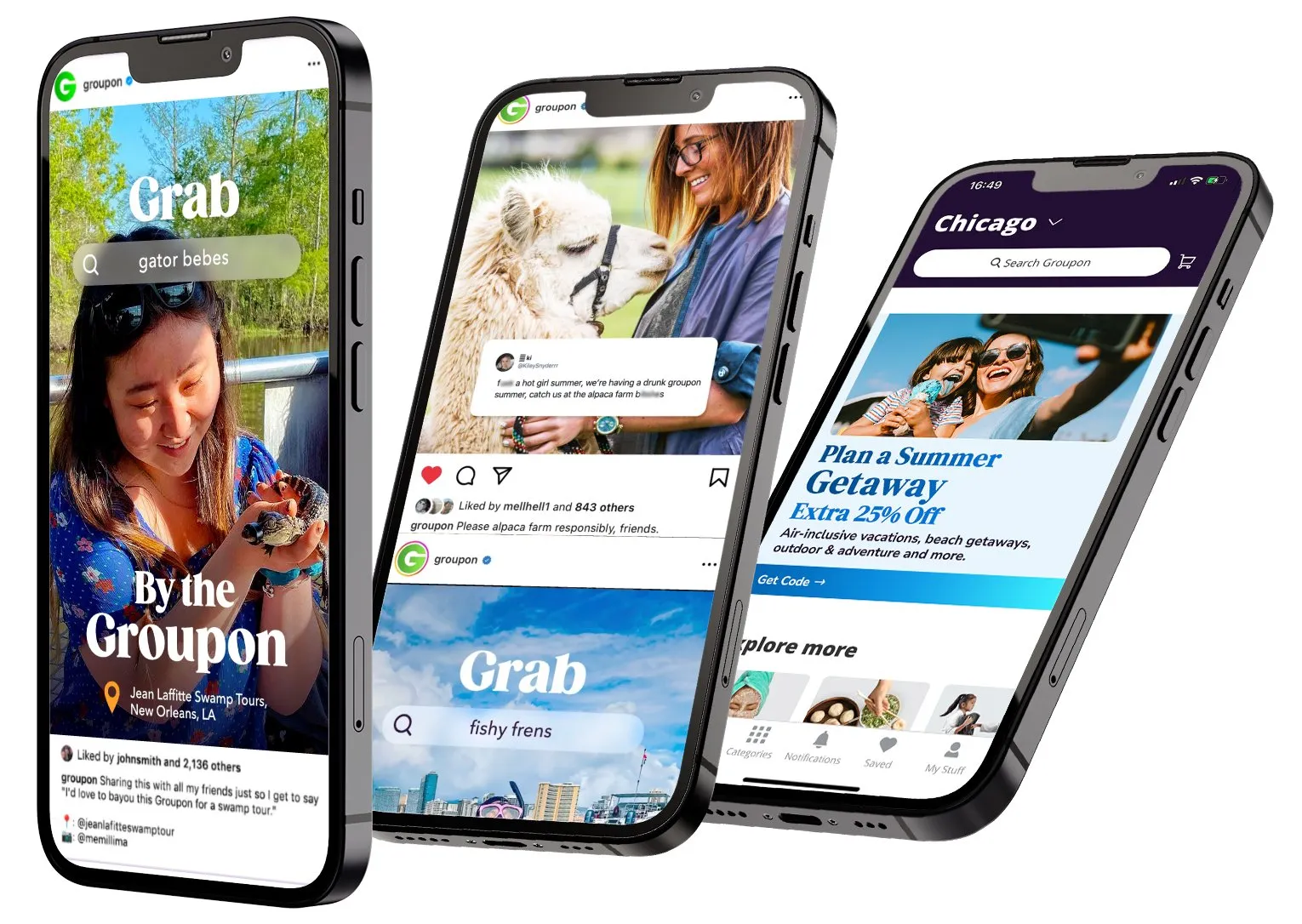 Grab Life By The Groupon - Social